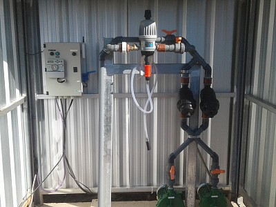 Sistema de riego automatizado apto para fertirriego